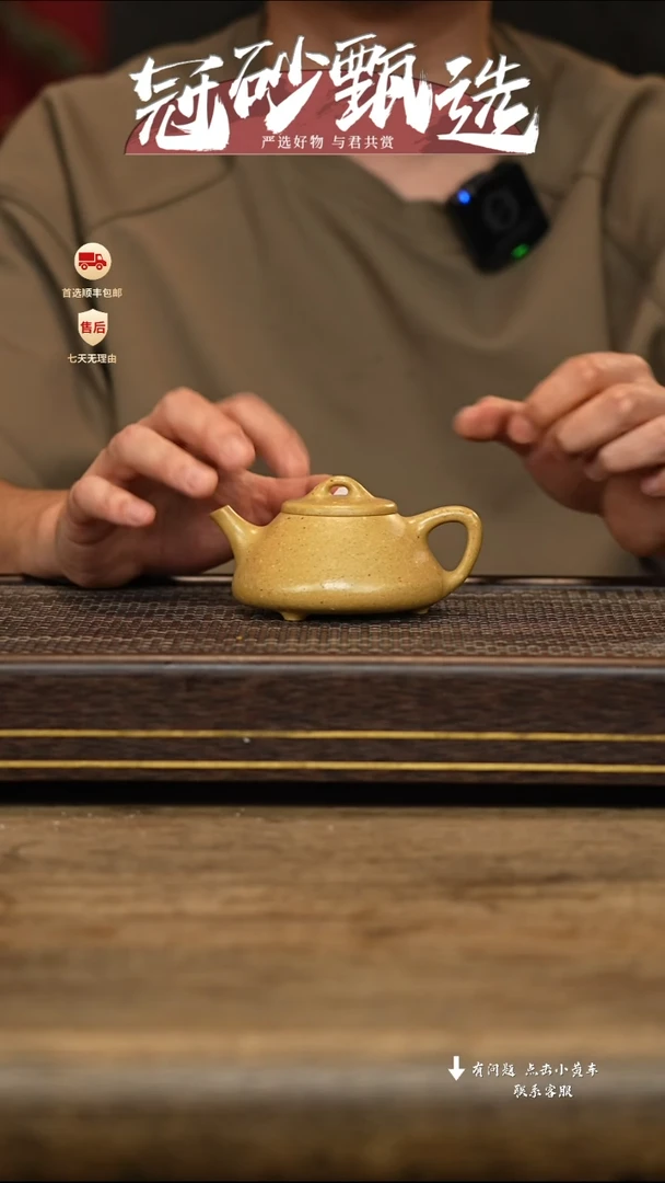 紫砂茶壶冠砂甄选114