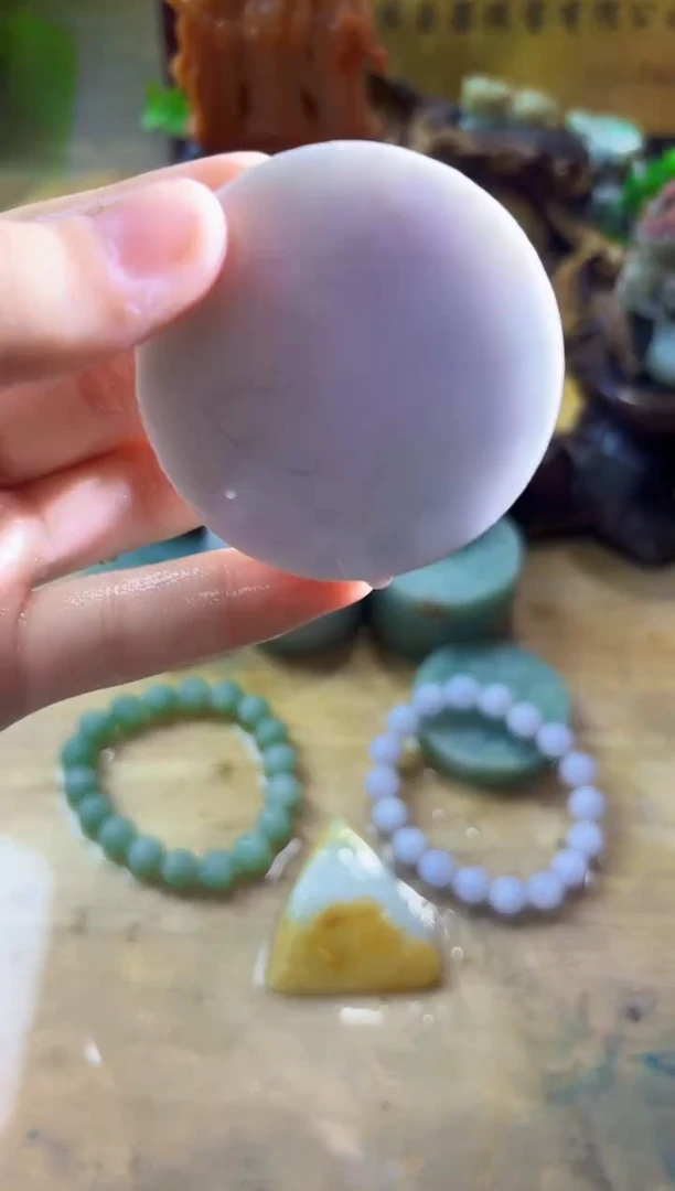 未镶嵌挂件翡翠A货小璀4374