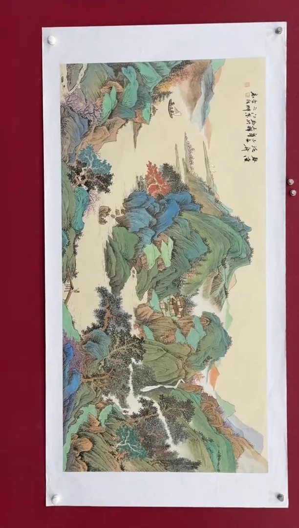 国画国画绘画山水花鸟