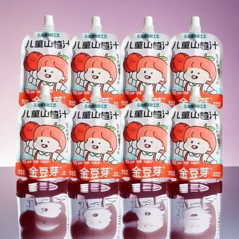 金豆芽儿童复合果汁饮品 100ml*10 山楂汁