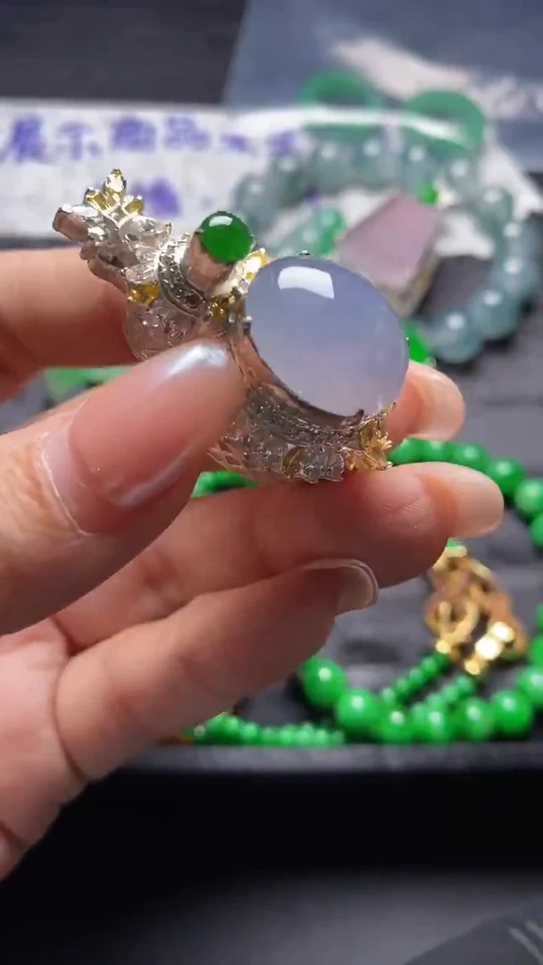 未镶嵌定制翡翠纯天然A货翡翠蛋面珠子