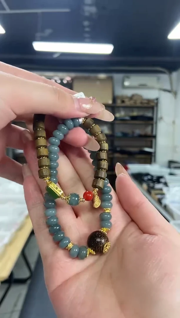 【闪购商品】翡翠手串未镶嵌多样性发其一颜色微差