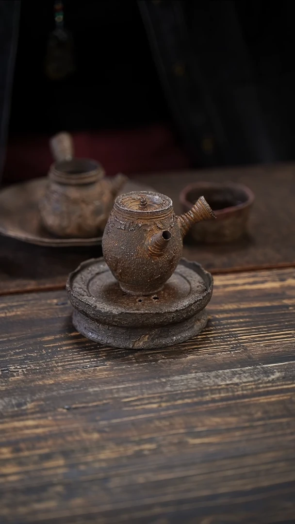 全手工制作 南蛮侧把壶