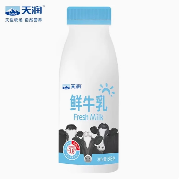 天润PET巴氏牛奶245ml*24瓶【配送12次】