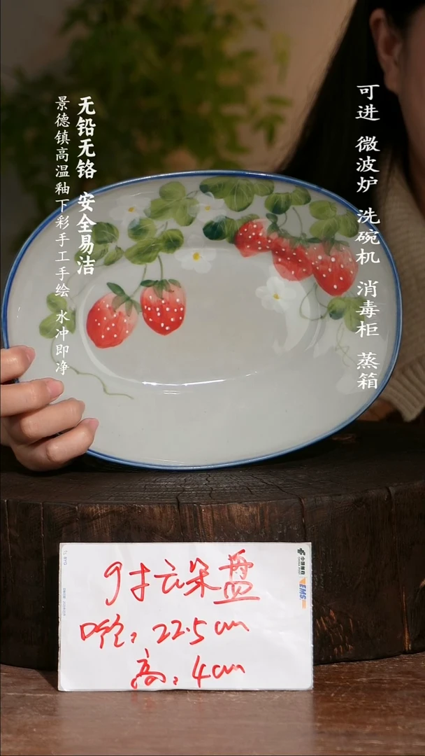 碗陶瓷景德镇高温瓷釉下彩手绘陶瓷