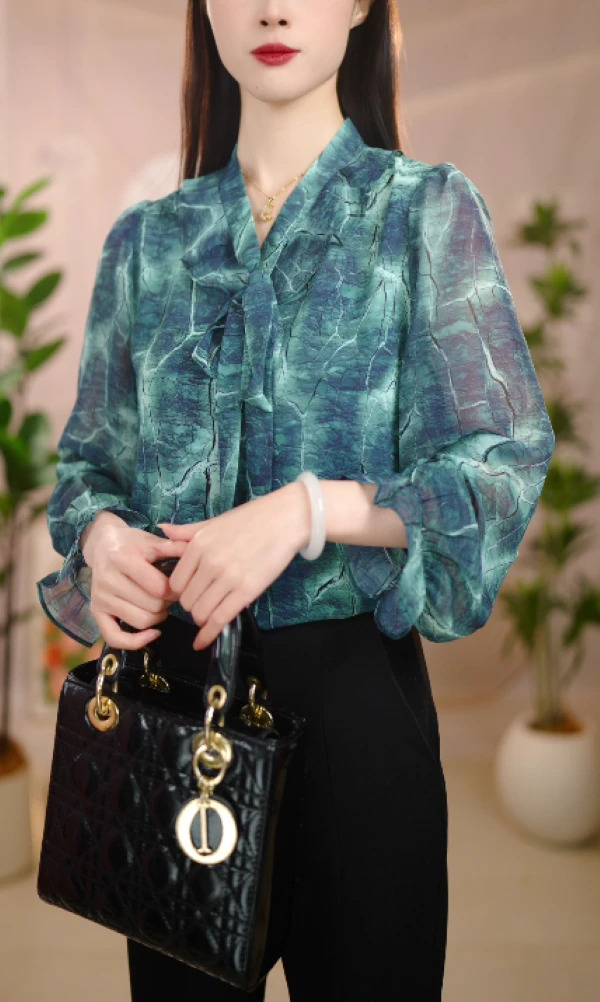 2025新款空谷幽兰优雅气质典雅衫小衫春夏款中式高贵显瘦时尚复古