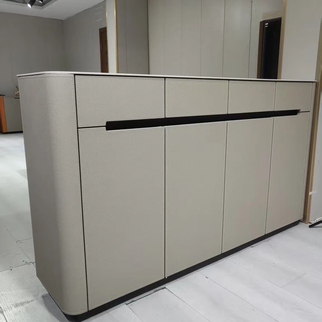 简约玄关大容量餐边柜鞋柜艺术家用意式极简