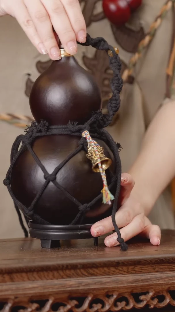 105号精品天然大漆酒葫芦一物一拍~