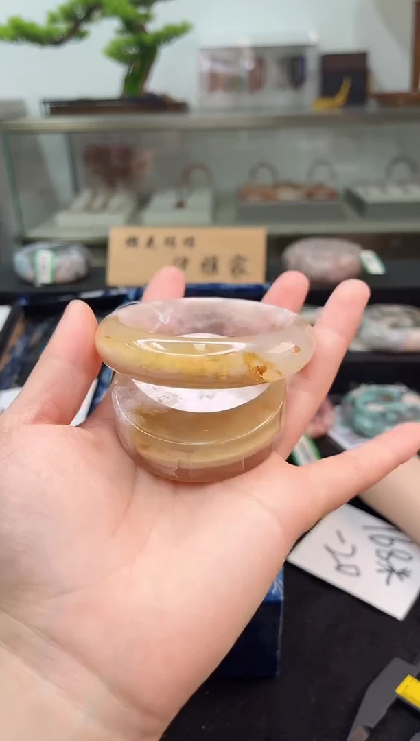 未镶嵌手镯石英质玉58圈口（赠品镯心）102614