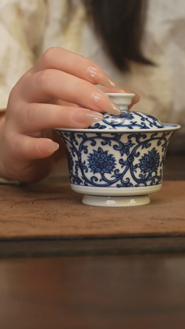 杯柴窑青花破价福利