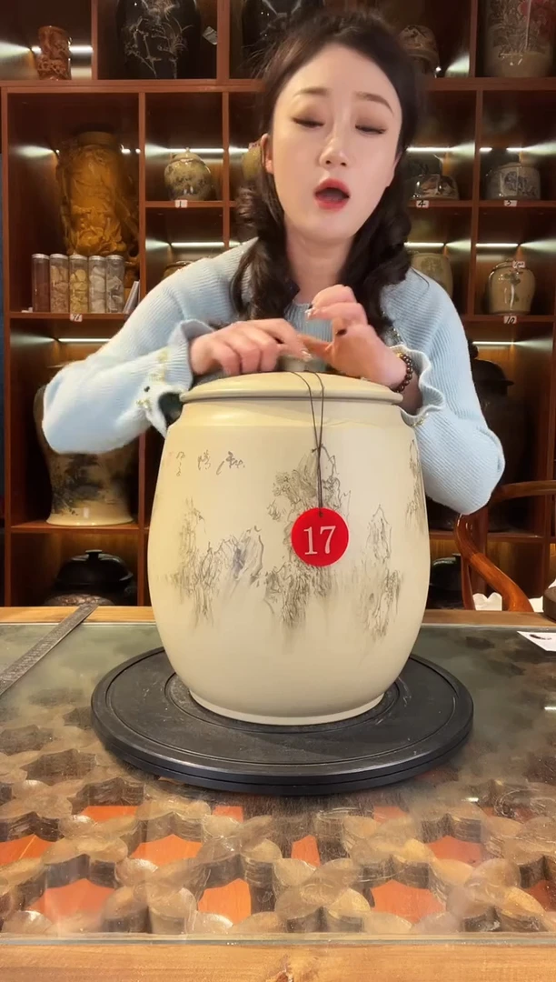 【闪购商品】缸云南建水紫陶白泥缸@17