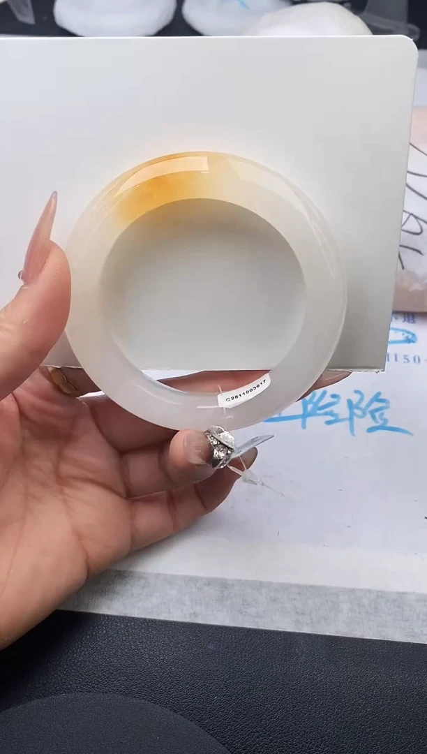 未镶嵌手镯石英质玉w153-HHB55+
