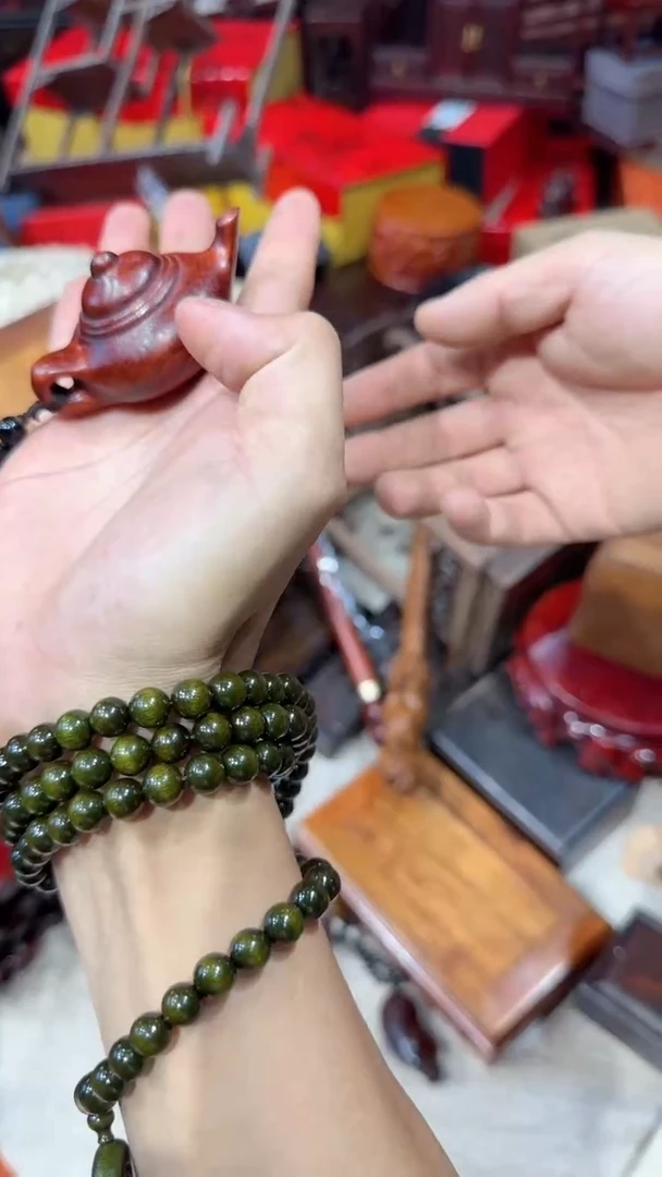 木 光头红木工艺品-把把壶