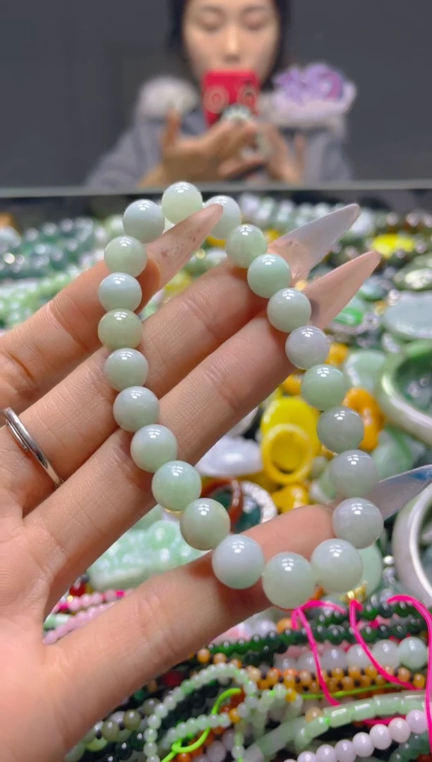 颈饰未镶嵌翡翠7MM