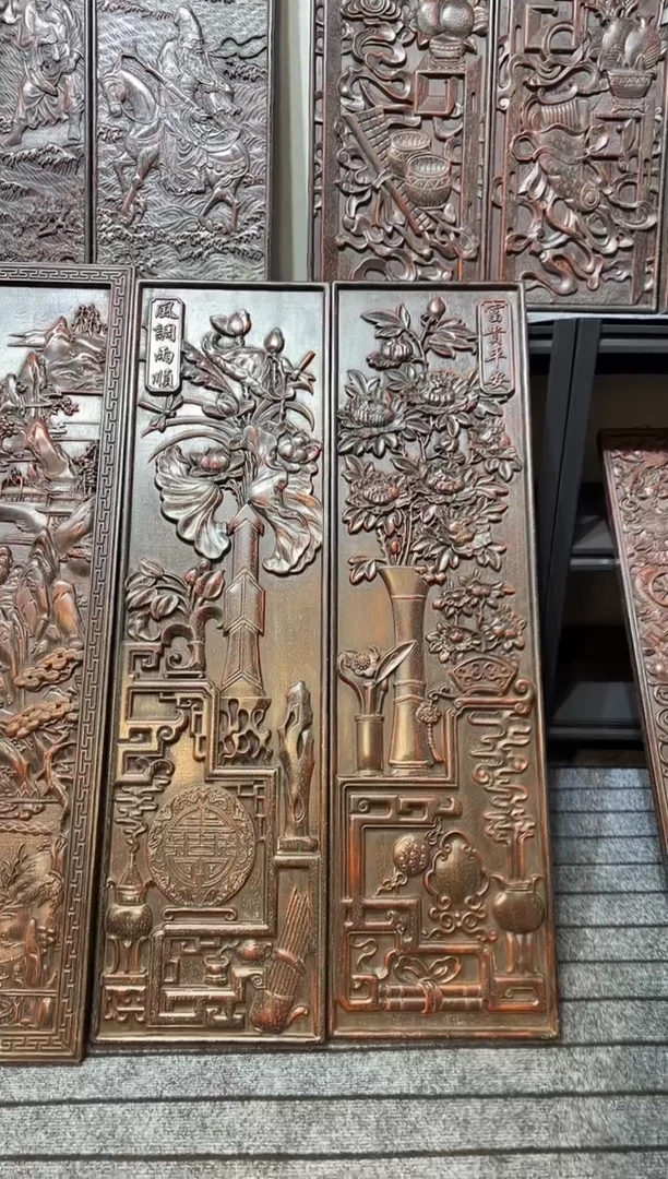 木紫檀雕刻一物一拍