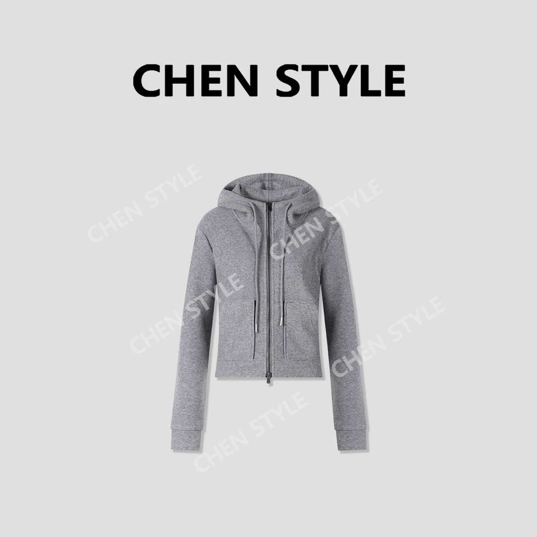 楚楚君~【质感为王】WT36547净版双拉链毛巾料外套