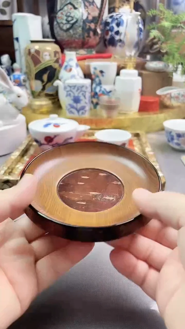 瓷片日产樱皮杯托