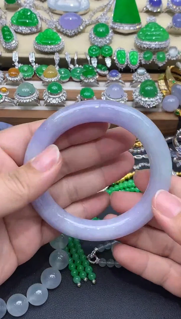 翡翠手镯未镶嵌531-春日珠宝