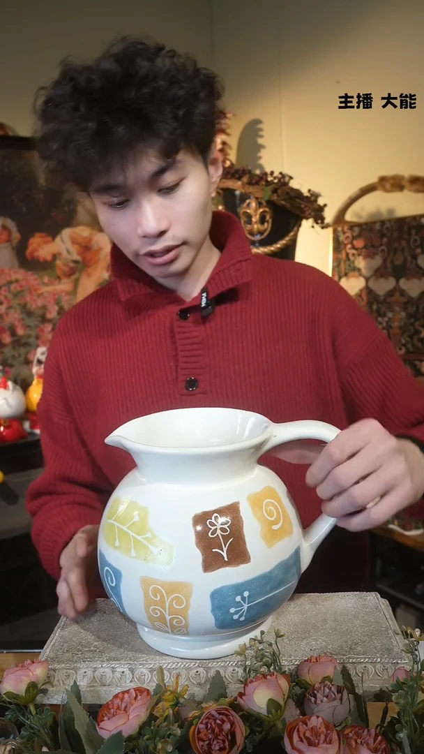 【闪购商品】默认微瑕高端树脂陶瓷摆件Q359