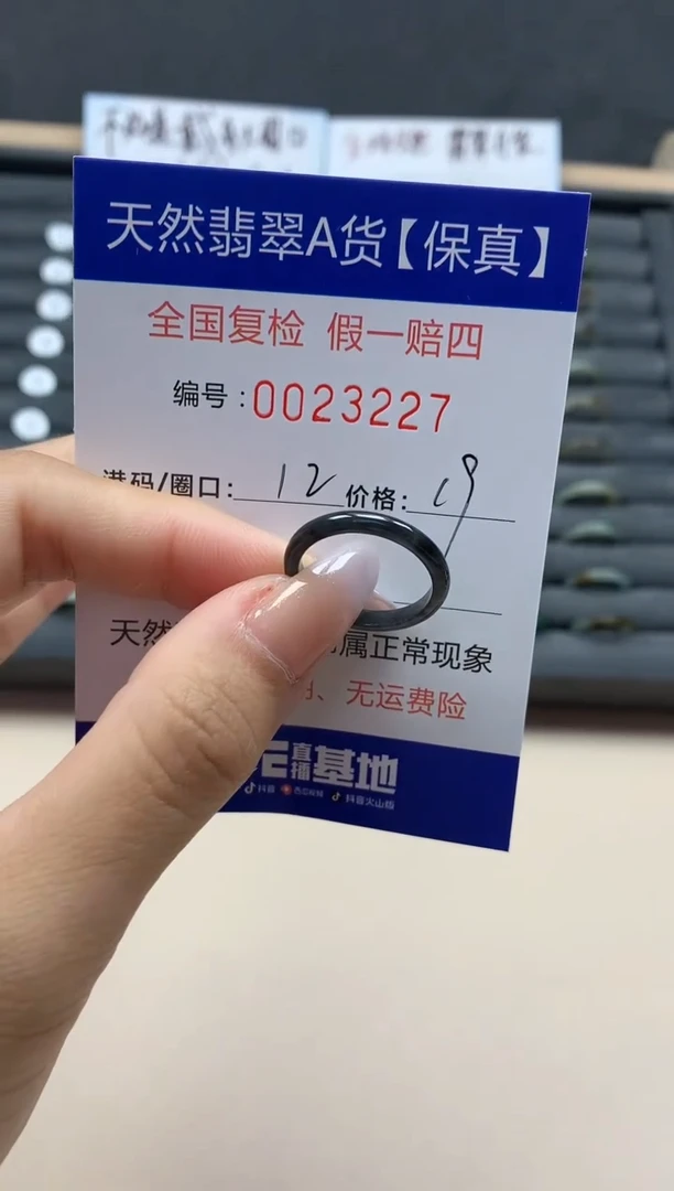 【闪购商品】翡翠戒指未镶嵌天然23227