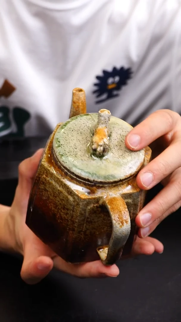 茶壶紫砂宜兴紫砂柴烧壶2