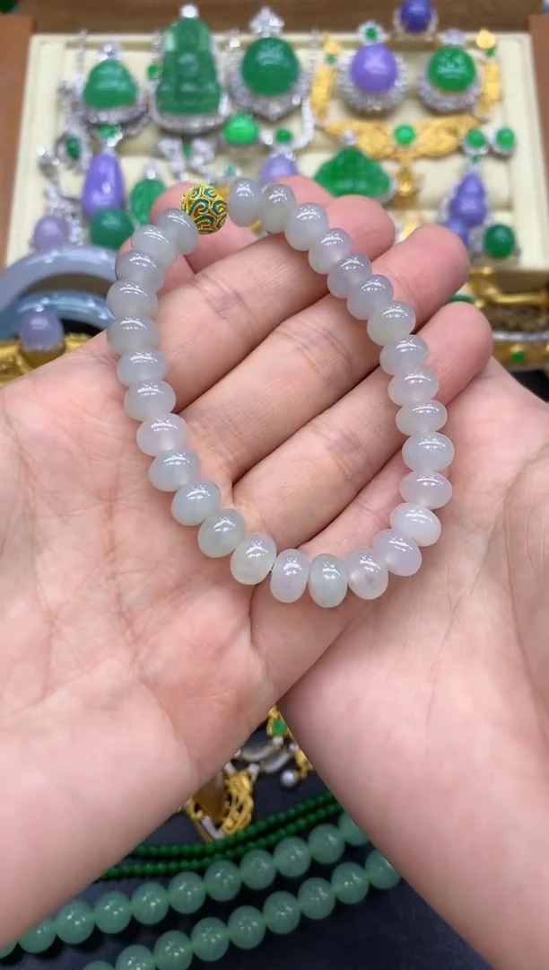 未镶嵌手串翡翠146-中国好珍宝