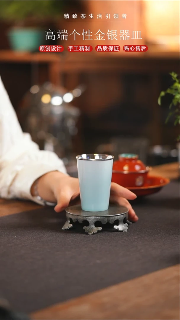 鸢尾青渐变可乐杯