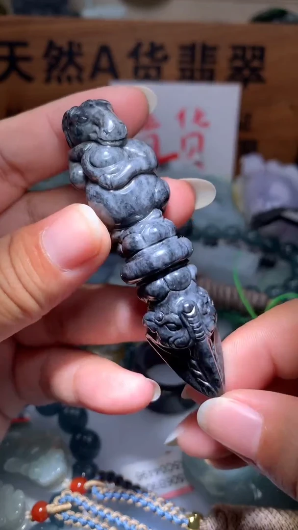 【闪购商品】翡翠颈饰未镶嵌保真天然A货翡翠