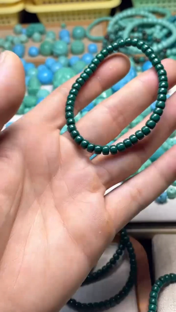 无非金属老油绿卡5直切手串