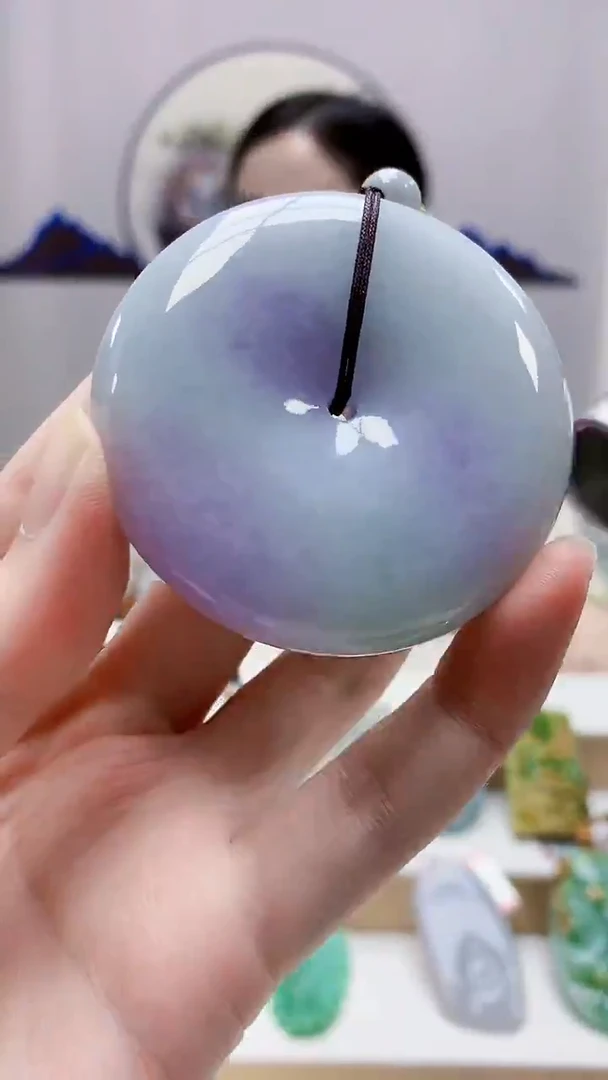未镶嵌定制翡翠4852zm-毛货挂件48扣子