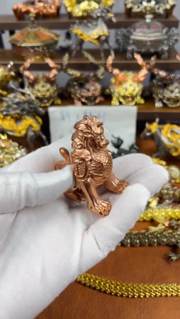 紫铜将军貔貅大号