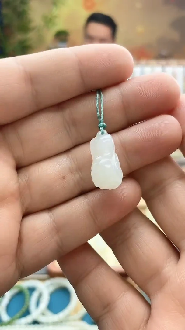 未镶嵌和田玉包链约卡21mm白菜