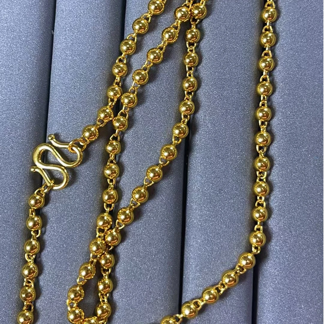 宝阁甄选黄小珠珠项链316