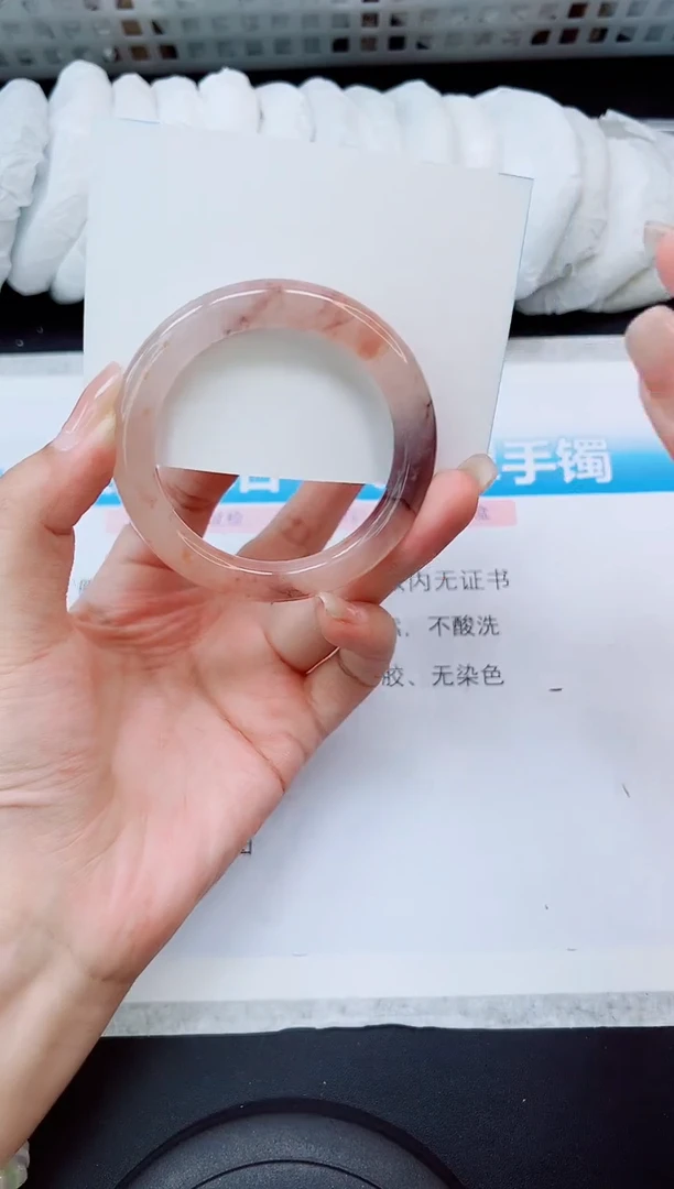 石英质玉手镯未镶嵌T154-52.7