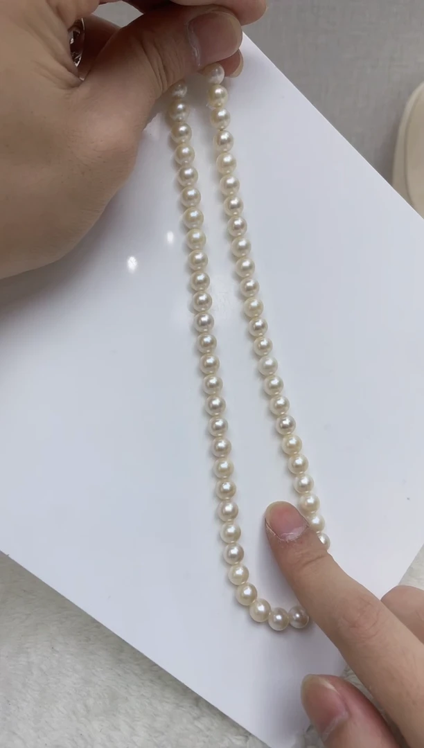 颈饰银S925镶嵌海水珍珠
