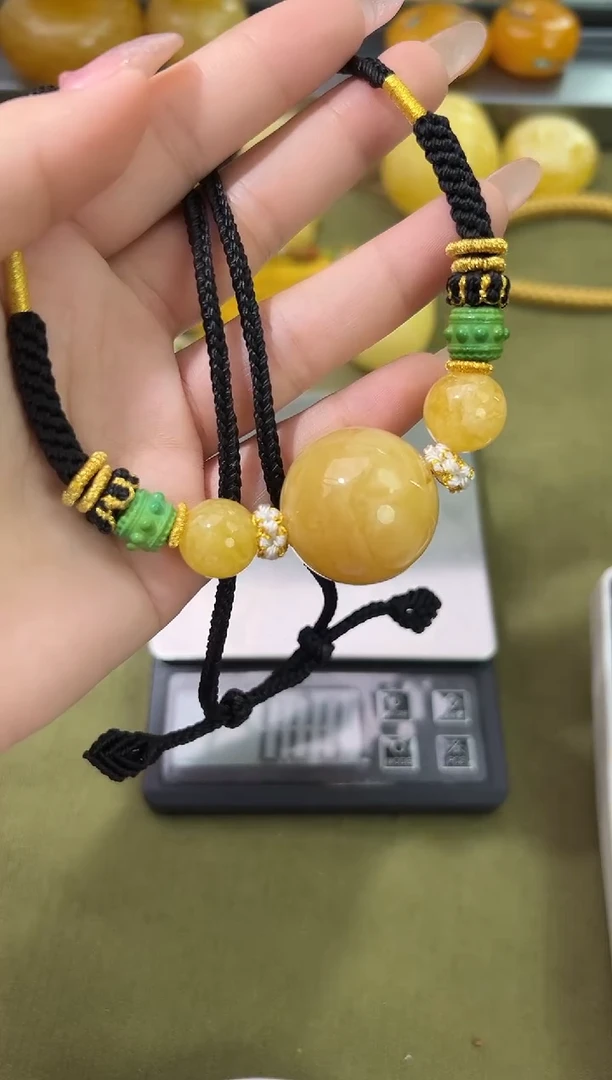 裸石琥珀未镶嵌琥珀蜜蜡吊坠