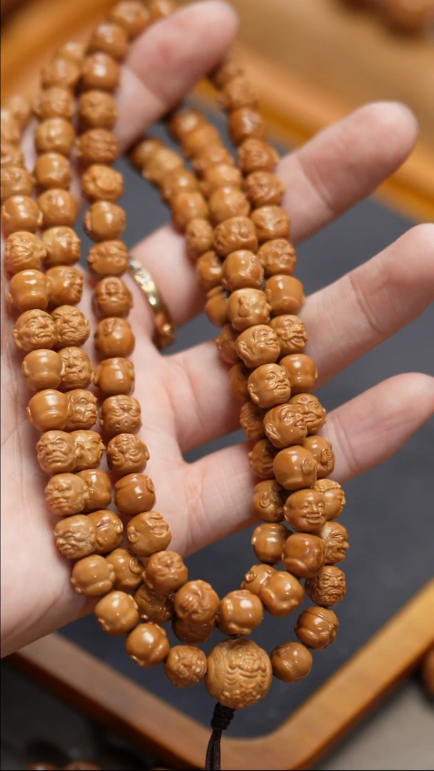 吊坠猴头核桃108罗汉