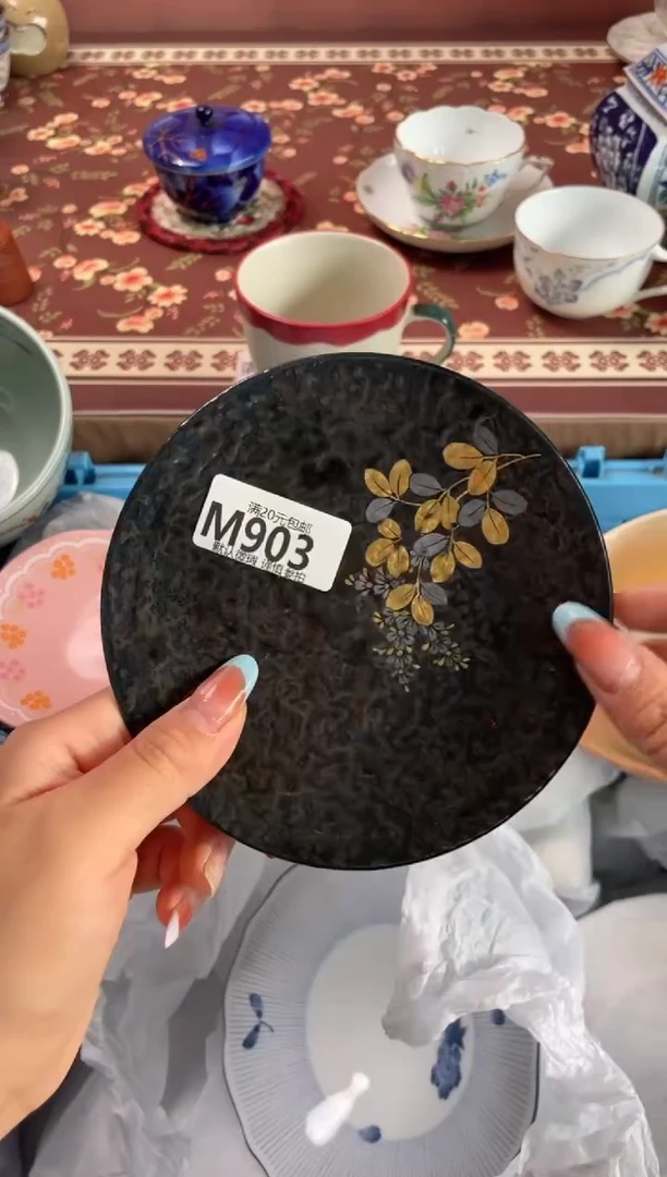 瓷片秋*月瓷器瓷器M903