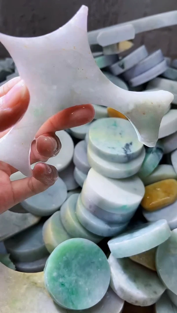 裸石翡翠翡翠a货正品玉石古陈834