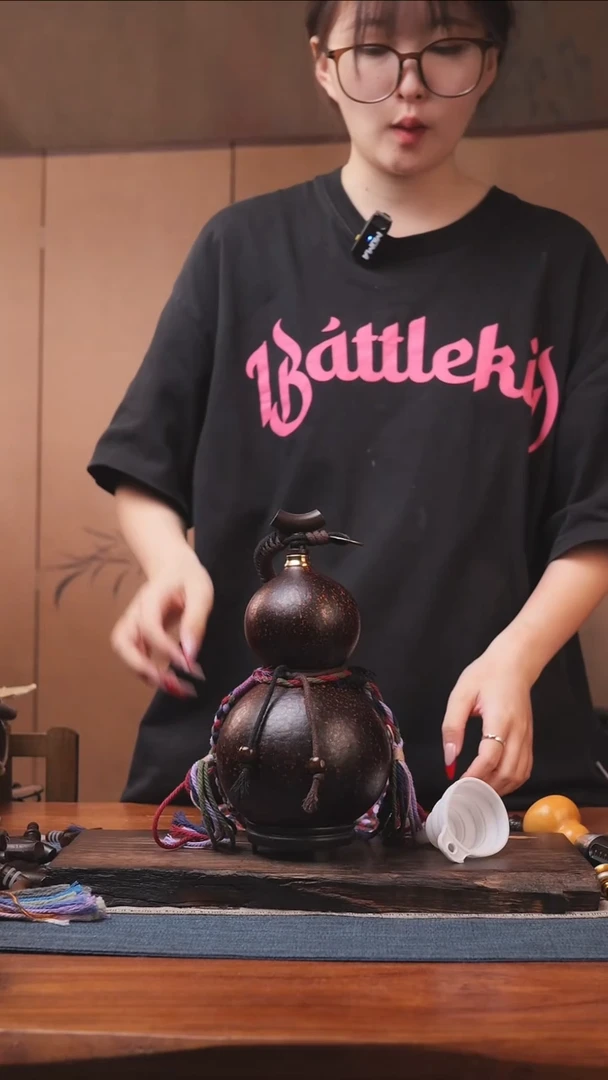 1356号精品大漆葫芦防腐防渗装水茶酒