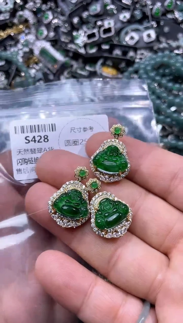 【闪购商品】翡翠颈饰未镶嵌S428多样性发其一