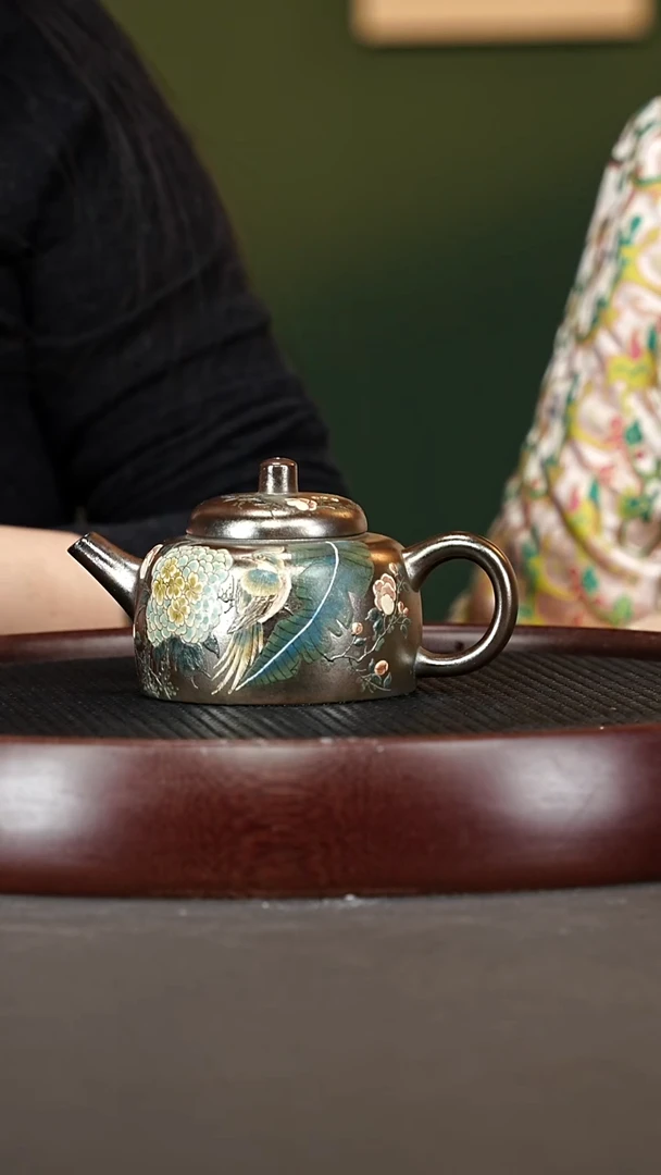 茶壶紫砂24杨建英 百纳琉璃金砂250cc