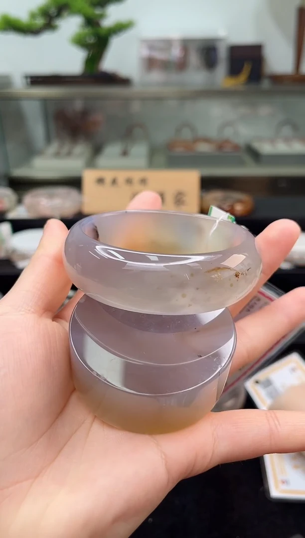 未镶嵌手镯石英质玉60圈口（赠品镯心）6009123