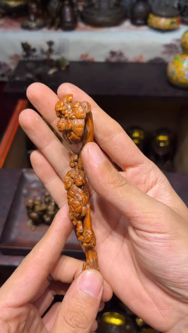 黄杨木Z瑞瑞古铜高端精品97