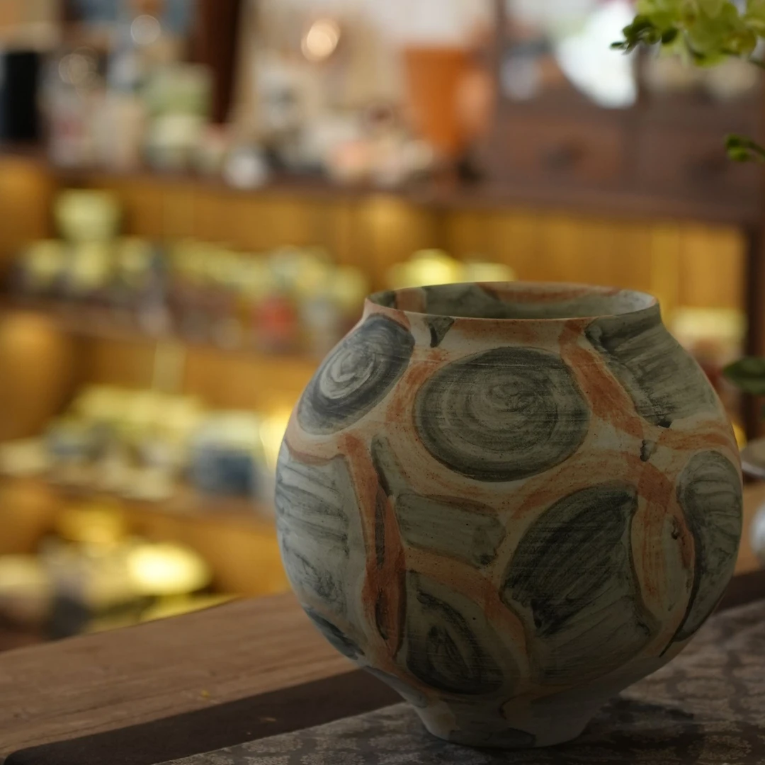 白驹谷|个性涂鸦风创意陶瓷花瓶