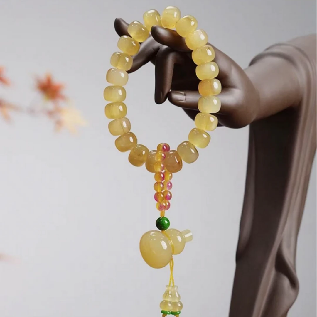 非金属木质手链 羊角手串时尚百搭国风古风