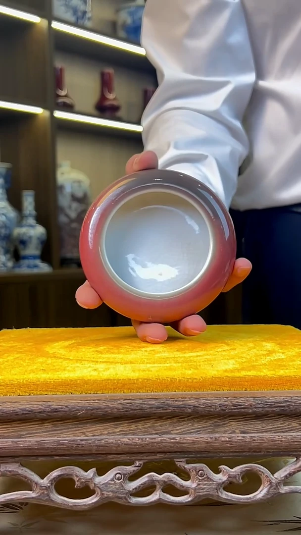 瓷片车***车景德镇毛仔柴窑杯