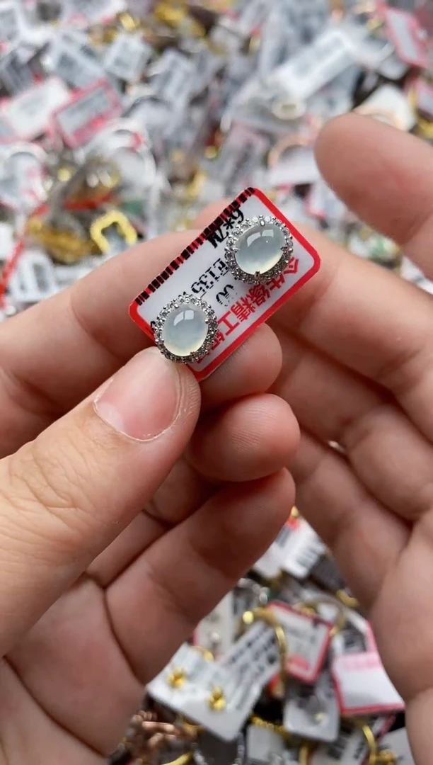 【闪购商品】翡翠戒指银S925镶嵌44444---4