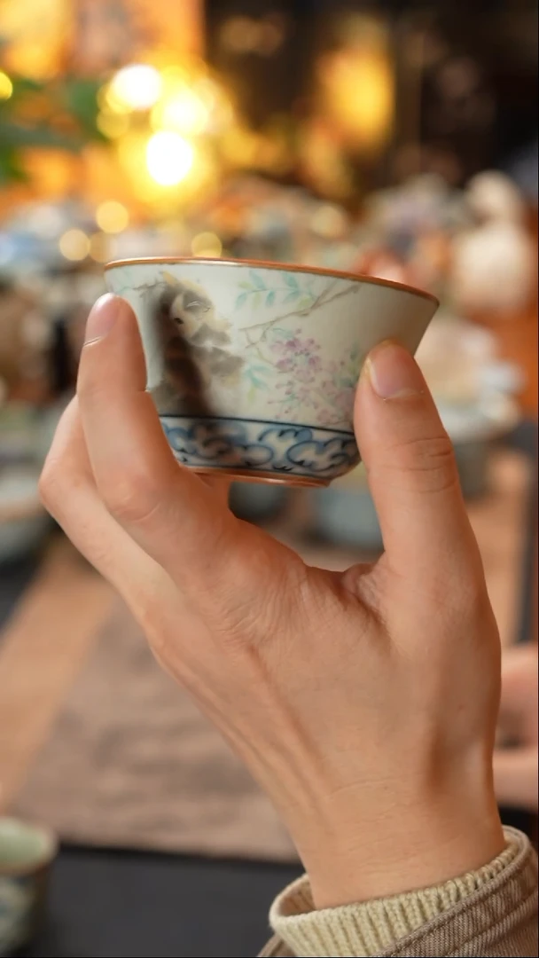 【闪购商品】朴云堂祥云猫咪主人杯朴云堂祥云猫咪主人杯