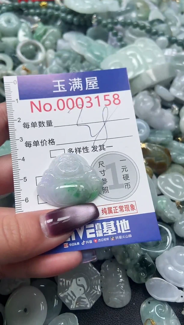 颈饰未镶嵌翡翠3158